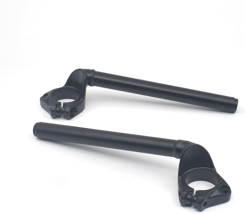 Zoom Tech Pair Clip Ons Fork Tube Handlebars 46003-0690 46003-0691 Compatible with Kawasaki Ninja 400 500 2018 2019 2020 2021 2022 2023 2024 2025 (Left+Right) - Image 1